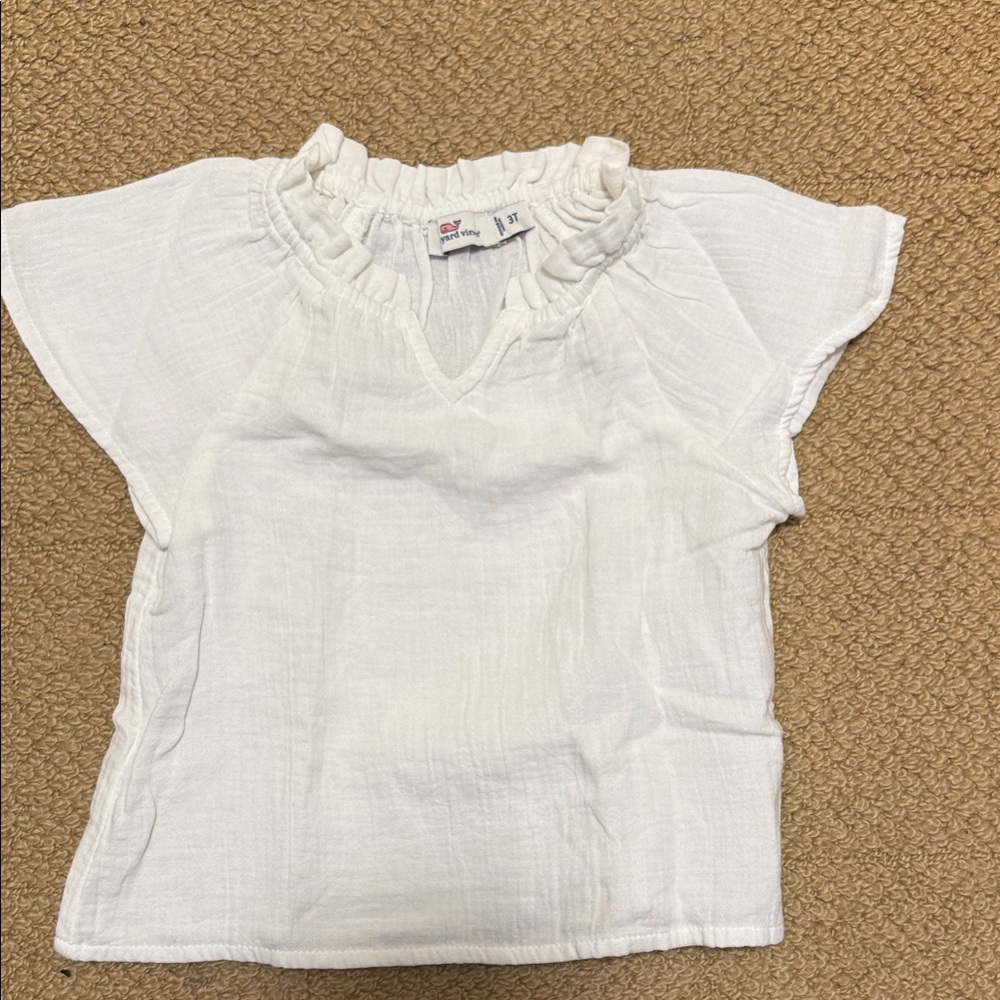 White Kids Shirt by vineyard vines 3T